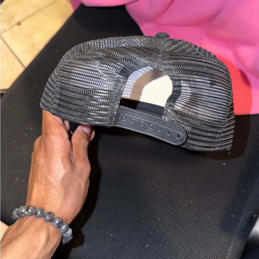 RTA Black Mesh Trucker Hat